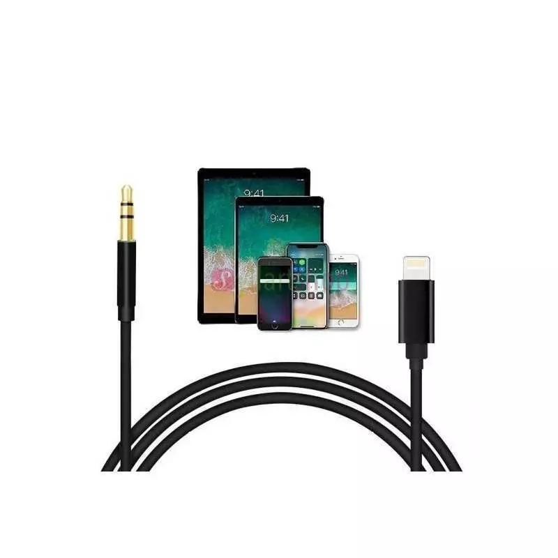 Câble adaptateur audio Lightning vers Jack 3.5 mm