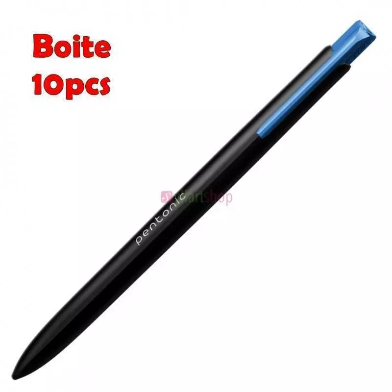 Stylo à bille LINC Pentonic Switch - Boîte de 10 - Pointe de 0,7 mm, écriture douce, traits réguliers, corps triangulaire