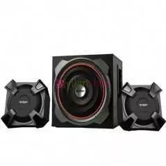 Système Audio avec Haut parleur multimédia TAKARA 5999M RadiO/Carte Mémoire-MP3 USB – Noir