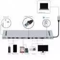 Station d'acceuil USB-C 3.0 11 en 1