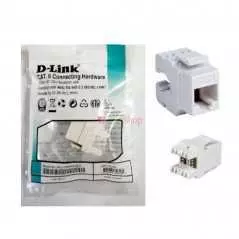 Prise trapézoïdale RJ45 UTP Cat6 D-Link NKJ-C6WHI1B21 90 degrés