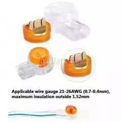 Connecteur de Câblage Téléphonique UY (Lot de 100)