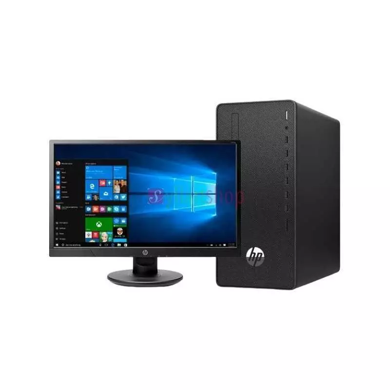 Ordinateur HP Core i5-10400 + Moniteur 22" | 6 Cœurs | Unité Centrale Évolutive