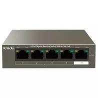 Switch tenda TEG1105P-4-63W 5 ports Gigabit Dont 4 PoE+ 10/100/1000 Mbps non manageable