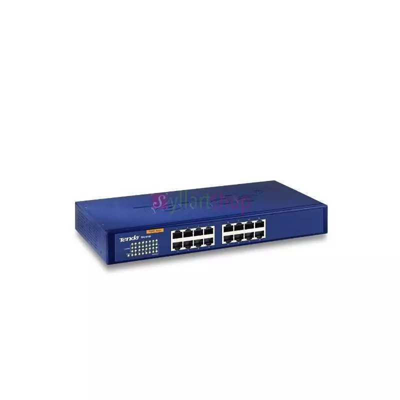 Switch TENDA TEG1016D | 16 Ports Gigabit | 32 Gbps | Boîtier Métallique Rackable