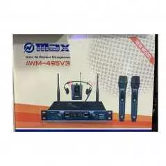 Système de microphone sans fil OMAX AWM-495V3 VHF à deux canaux