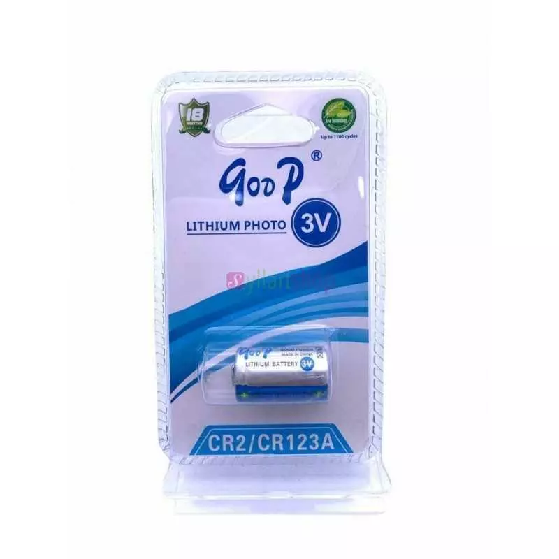 Batterie Goop lithium photo CR123A 3 Volt