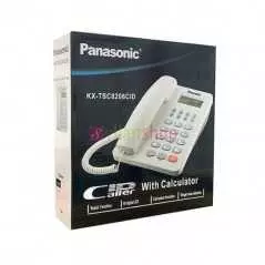 PANASONIC KX-TSC8206CID | Téléphone Fixe Filaire | Grand Afficheur & Caller ID