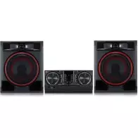 Mini chaine LG Electronics CL65 AUX, Bluetooth, CD, FM, avec Fonction karaoké Noir