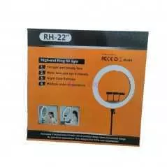 Ring light 22 pouce avec trépied écran tactile/télécommande sans fil pour YouTube Facebook Live TikTok Vlog Enregistrement vidéo