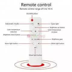 Ring light 22 pouce avec trépied écran tactile/télécommande sans fil pour YouTube Facebook Live TikTok Vlog Enregistrement vidéo