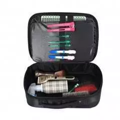 Sac d'outils de coiffeur Portable étui de rangement pour ciseaux, peigne à pince  et tondeuse