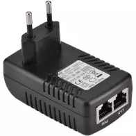 Alimentation électrique 24v0.5a poe 2pin / 12w adaptateur Ethernet pour caméra de sécurité CCTV, téléphone