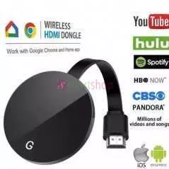 Récepteur d'affichage Wifi G7S Google Chromecast TV Dongle HDMI 2.4G 5G 1080P 2 3 Anycast Miracast pour Ios Android