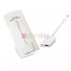 Adaptateur Digital AV Lightning vers HDMI 1080p | Mise en Miroir et Charge Simultanée iPhone/iPad