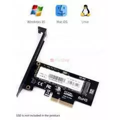 Adaptateur M.2 SSD NVME vers PCI e NVME, carte PCI express x4 x8 x16, 2230 – 2280