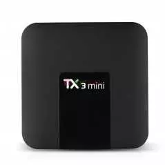Mini TV Box TX3 4K Amlogic S905W Quad core H.265 décodage 2.4 GHz WiFi 1Go / 8Go