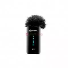 Système de microphone sans fil BOYA PAR-XM6 S4 double canal ultracompact 2,4 GHz