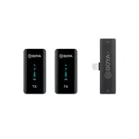 Système de microphone sans fil BOYA PAR-XM6 S4 double canal ultracompact 2,4 GHz