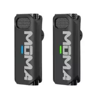 Microphone sans fil Moma Lark M1 petit abeille, un glisser deux, téléphone portable