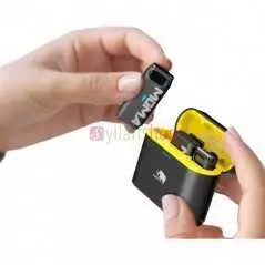 Microphone sans fil Moma Lark M1 petit abeille, un glisser deux, téléphone portable