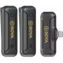 Microphone cravate sans fil 2,4 GHz BOYA BY-WM3T2-D2 pour iPhone 7/8/x/11/12 iPad avec Lightning 2 émetteurs 1 récepteur
