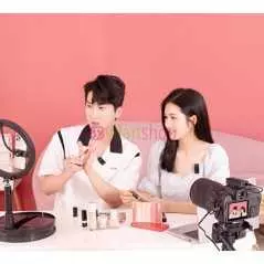 Système de microphone sans fil BY-XM6-S2 Mini double canal ultracompact 2.4GHz