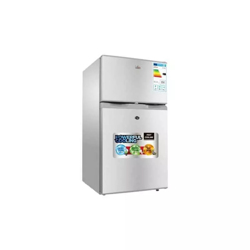 Frigo Bar ROCH RFR135DTJ | 135 Litres, 2 Portes Inox