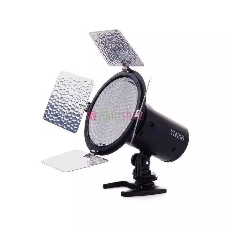 Lumière LED vidéo Yongnuo YN216 Pro studio avec 4 plaques de couleur pour Canon Nikon Sony DSLR + batterie de NP-F750 + chargeur