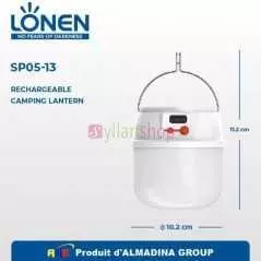 Torche solaire led rechargeable LONEN SP05-13