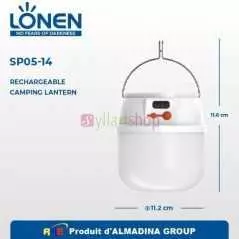 Torche solaire led rechargeable LONEN SP05-14 18W