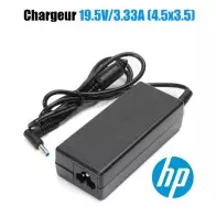 Chargeur HP Pavilion 19.5V 3.33A à broche bleue original