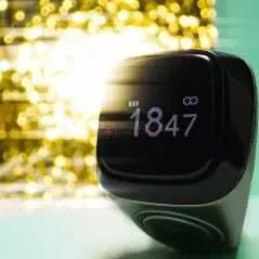 Chapelet intelligente en forme de bague iQIBLA M0220SR pour zikr et tasbih et rappels de temps de prières