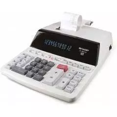 Calculatrice de bureau SHARP EL-2607V Gris | 12 Chiffres | Double Alimentation