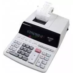 Calculatrice de bureau SHARP EL-2607V Gris | 12 Chiffres | Double Alimentation