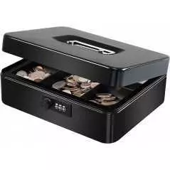 Coffre fort en métal avec plateau à monnaie DGG DG-M300A