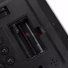 Horloge murale numérique réveil de bureau avec grand écran et fonction de compte à rebours d'affichage de la température