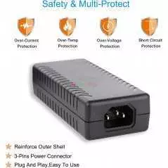 Chargeur d'alimantation 5V4A – AC100-240V pour box Tv android Camera CCTV