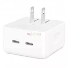 Tête de Chargeur Rapide USB-C PD 35W | Double Port | Charge Optimale pour iPhone & iPad