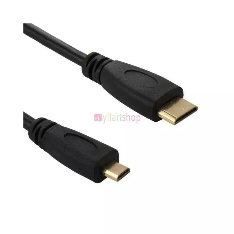 Câble Mini HDMI vers Micro HDMI Longueur 1.5m