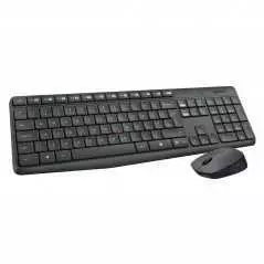 Ensemble sans fil souris + clavier Logitech Wireless Combo MK235 original (QZERTY Anglais)