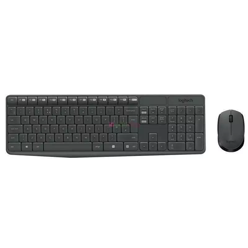 Ensemble sans fil souris + clavier Logitech Wireless Combo MK235 original (QZERTY Anglais)