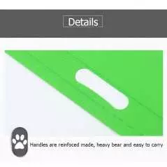 Paquets de 25 Sacs réutilisable en tissu non tissé avec poignées TNT personnalisble taile 40x50cm, fourre-tout