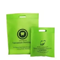 Paquets de 25 Sacs réutilisable en tissu non tissé avec poignées TNT personnalisble taile 40x50cm, fourre-tout