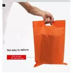 Paquets de 25 Sacs réutilisable en tissu non tissé avec poignées TNT personnalisble taile 40x50cm, fourre-tout