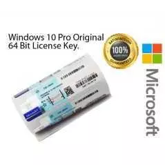 Licence Windows 10 PRO Autocollant avec clé cachée