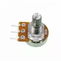 Potentiomètre linéaire B5K, B10K, B100K,avec interrupteur intégré