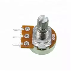 Potentiomètre linéaire B5K, B10K, B100K,avec interrupteur intégré