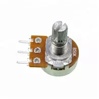 Potentiomètre linéaire B5K, B10K, B100K,avec interrupteur intégré