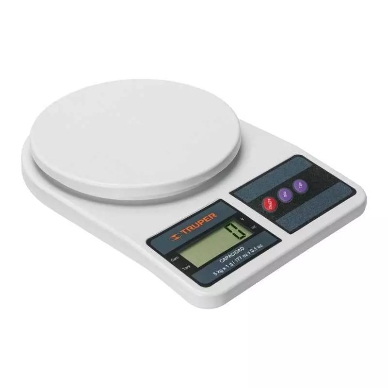 Balance capacité 5 kg numérique pour cuisine, Truper BASE-5EP